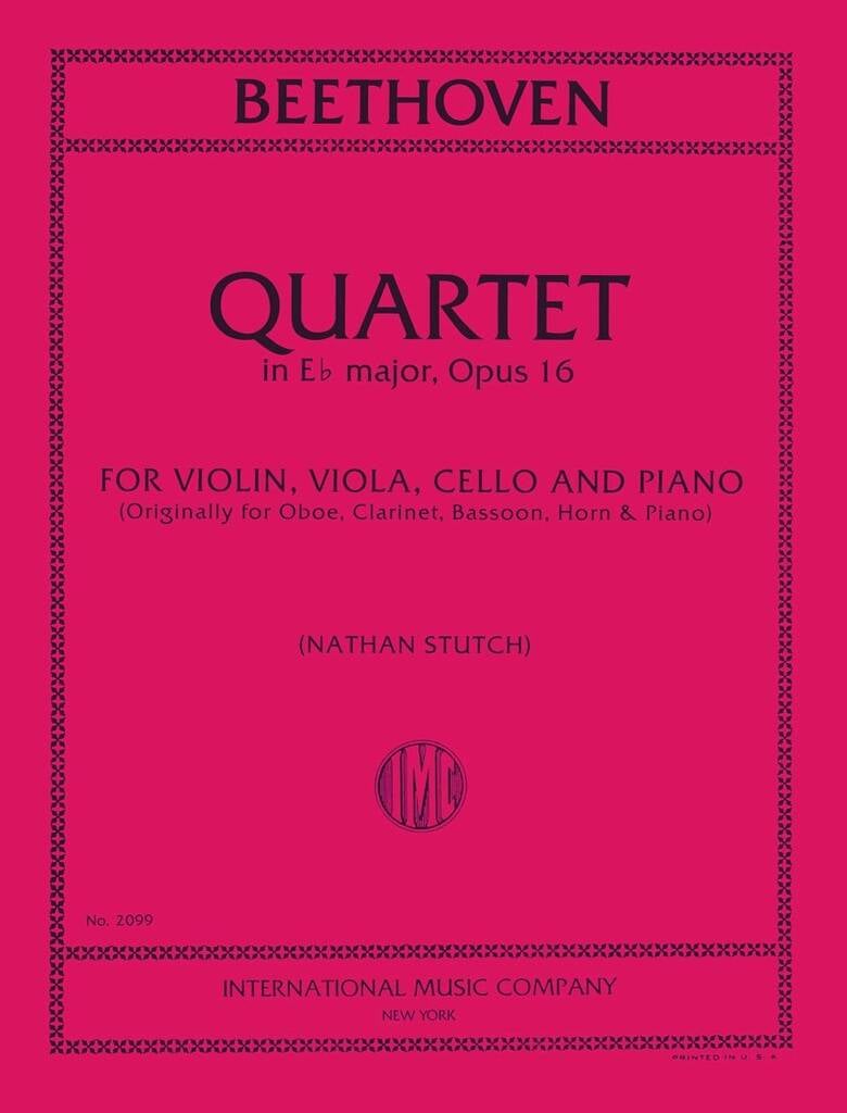 Quartetto Mi B Op. 16